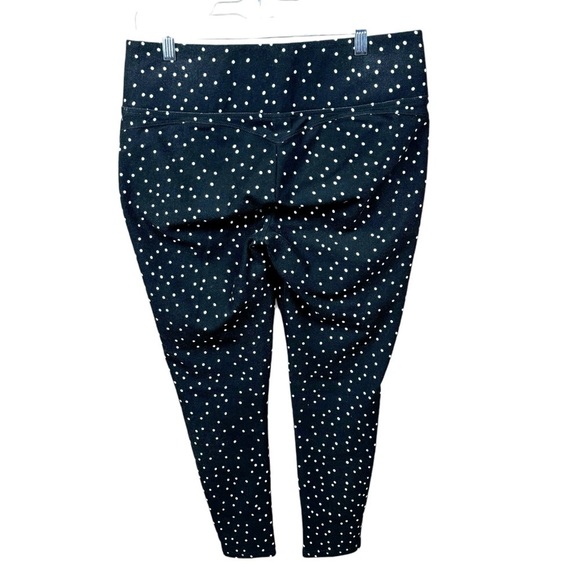 Luxe Slims Black and White Polka Dot Legging Size 14 - 16 - Picture 2 of 6